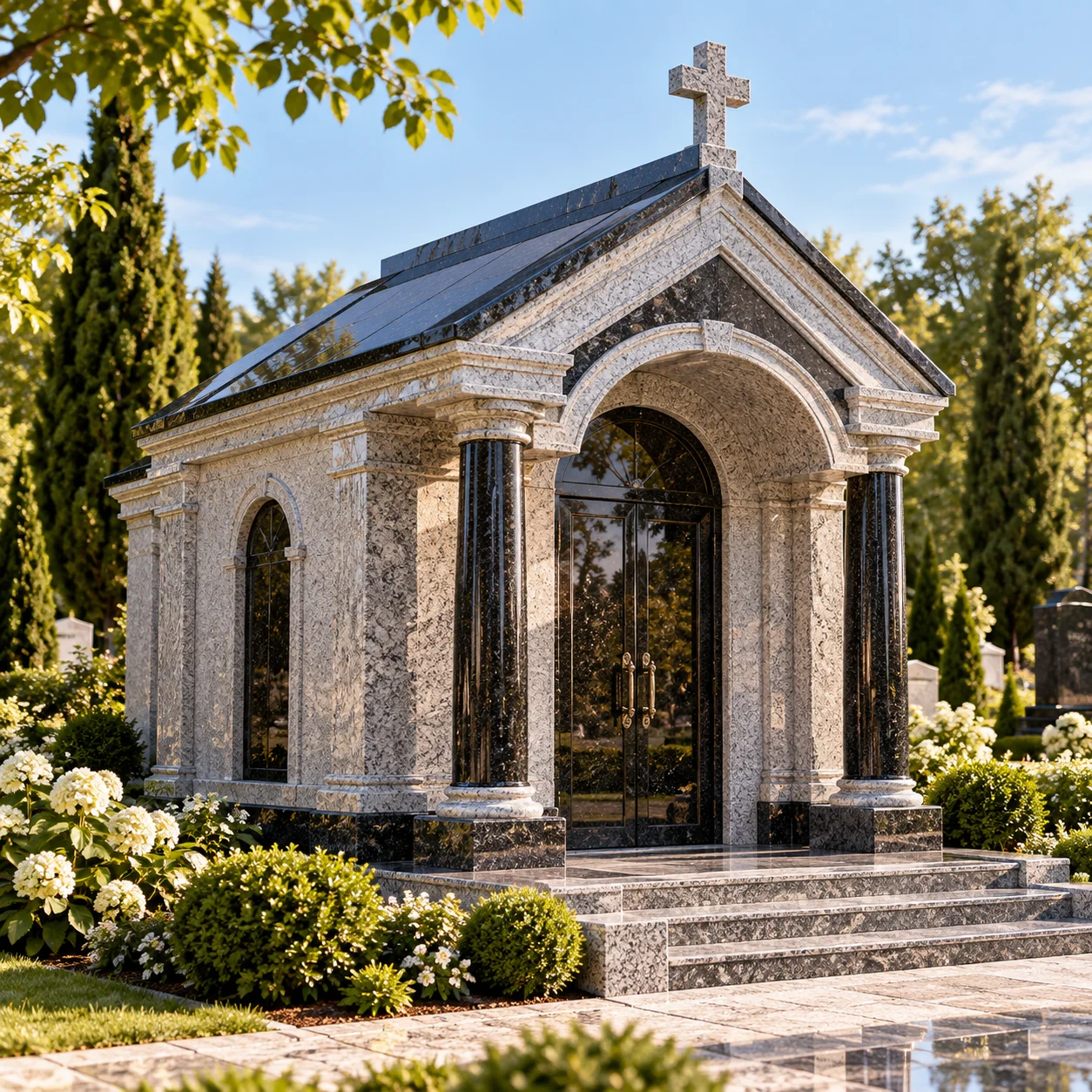 Memorial chapels supplied by Raghav Natural Stones