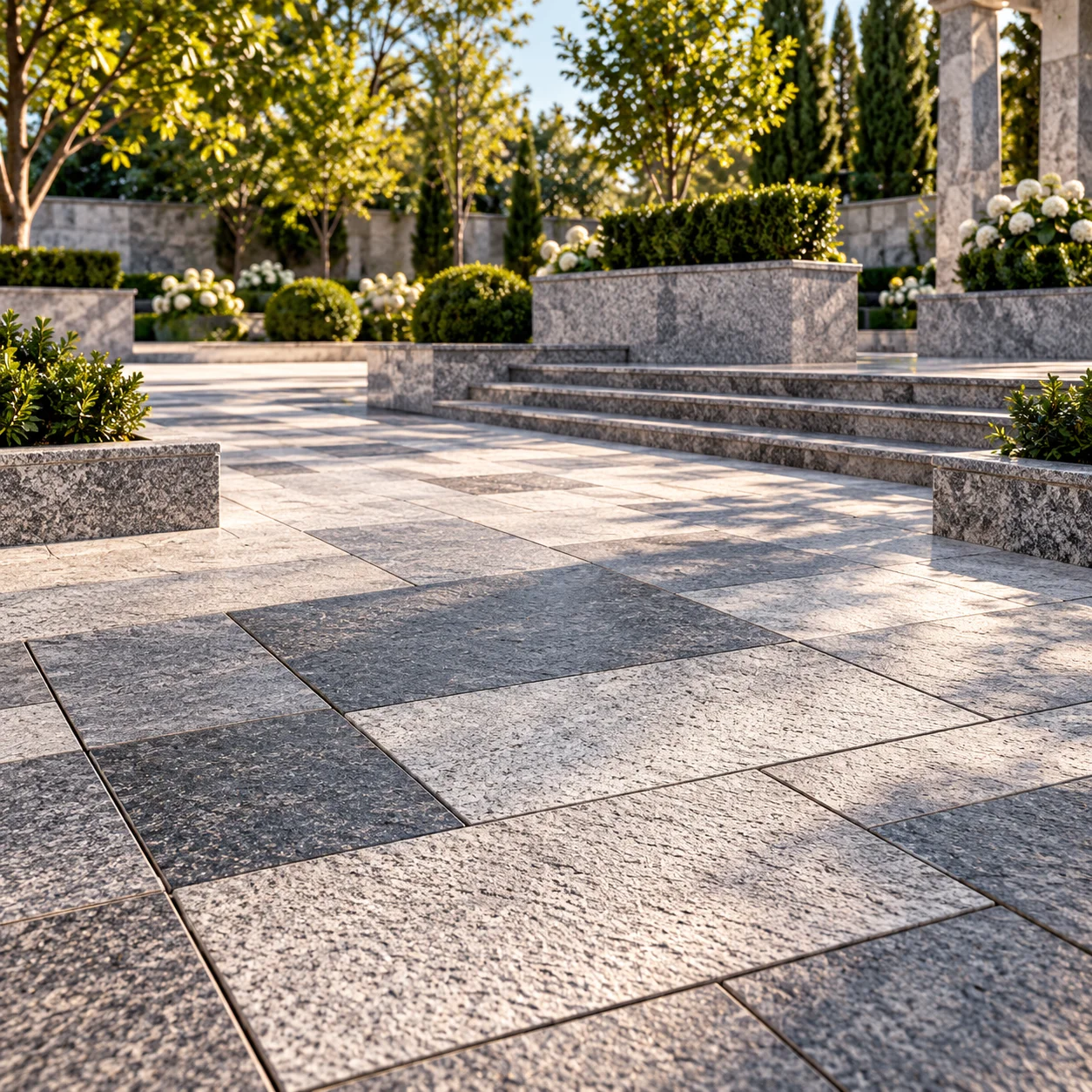 Plazas and paving supplied by Raghav Natural Stones
