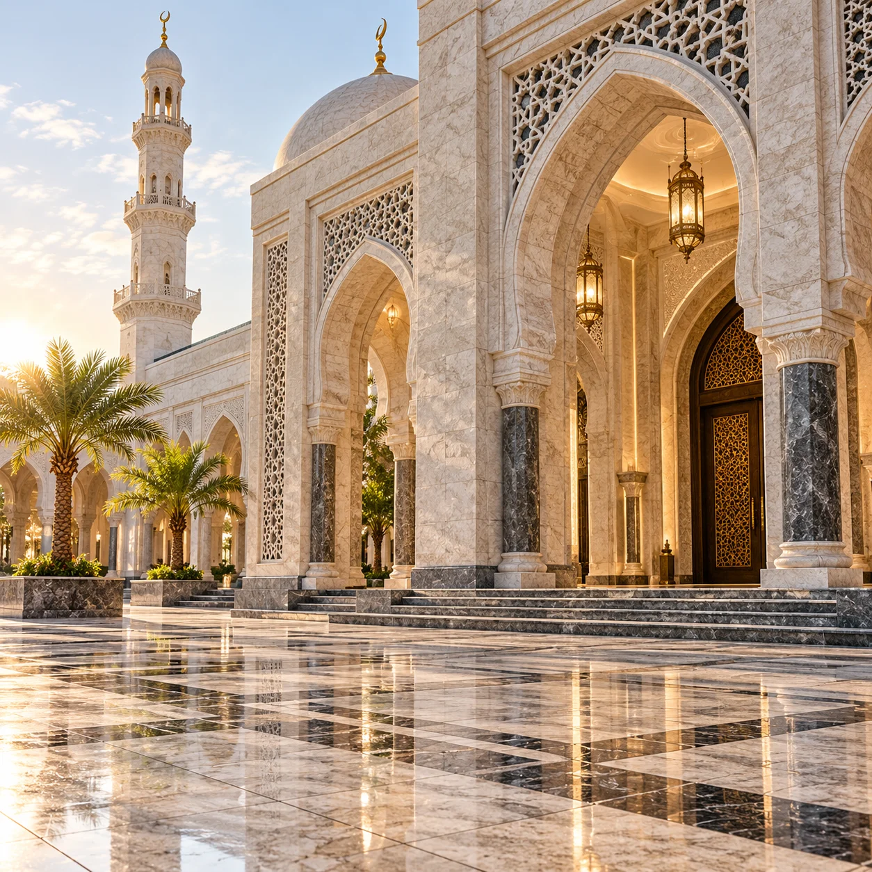 Mosque and religious work supplied by Raghav Natural Stones