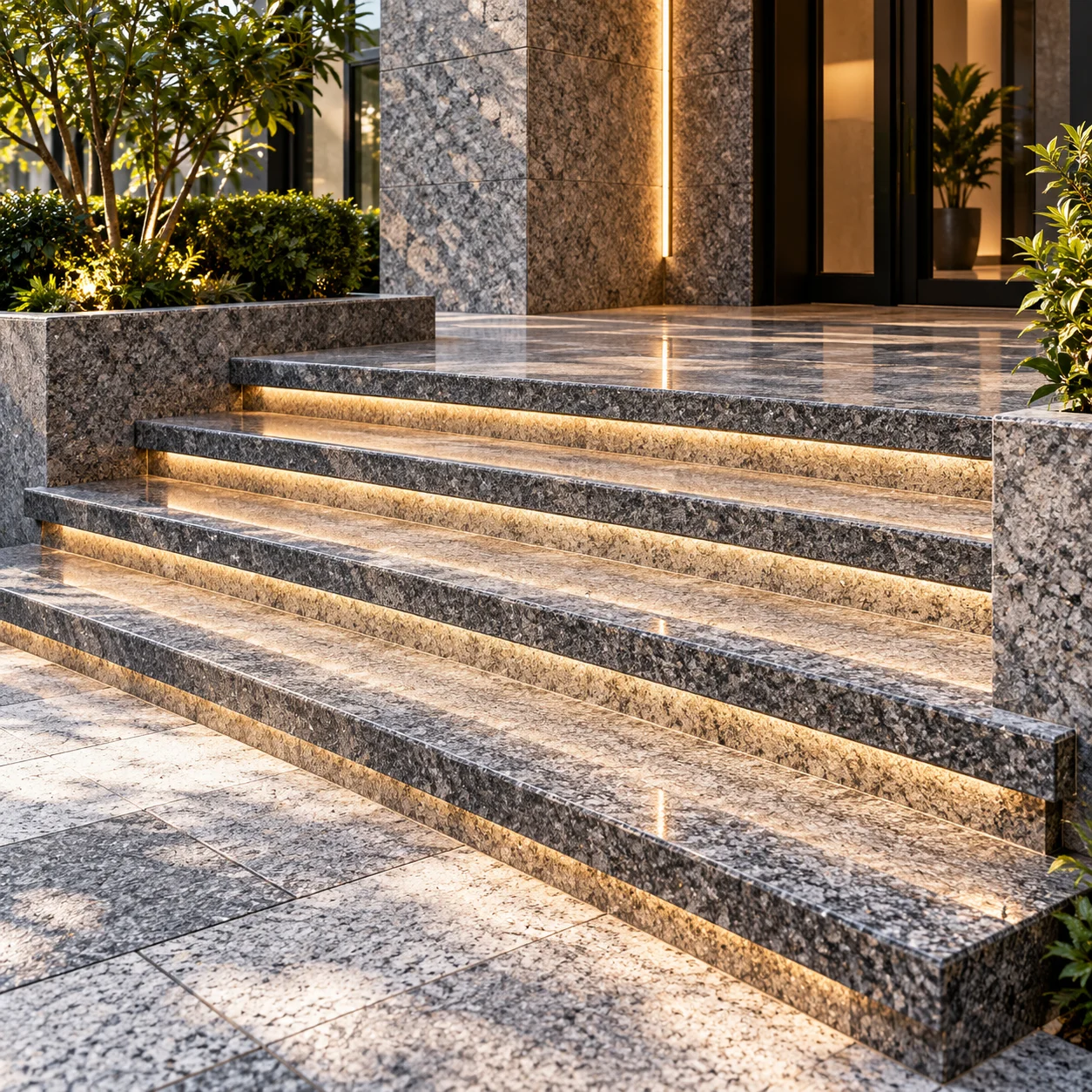 Staircases and steps supplied by Raghav Natural Stones