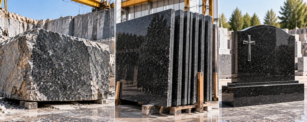 granite block slab cut to size